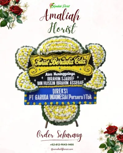 Papan Bunga Duka di Suniarsih