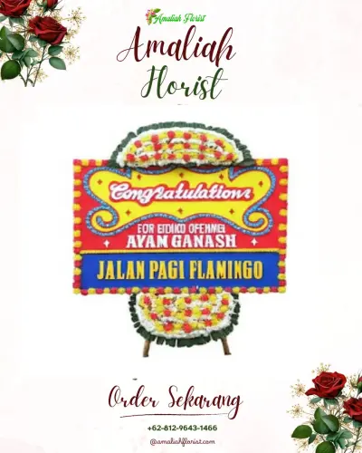Bunga Papan Congratulation di Suniarsih